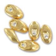 Long Magatama Miyuki 4x7mm LMA-1052 - Galvanized Gold x 10g|raw }}