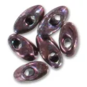 Long Magatama Miyuki 4x7 mm LMA-460 - Dark Raspberry Metallic x10 g