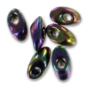 Long Magatama Miyuki 4x7mm LMA-454 - Met Dark Plum Iris x 10g|raw }}