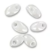Long Magatama Miyuki 4x7mm LMA-420 - White Pearl Ceylonx 10g