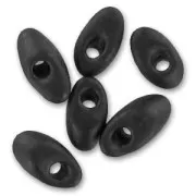 Long Magatama Miyuki 4x7mm LMA-401F - Mat Black x 10g