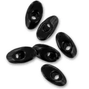 Long Magatama Miyuki 4x7mm LMA-401 - Black x 10g