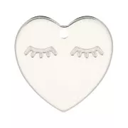 Dije corazón 14 mm de Plata 925 x1
