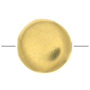 Cuenta redonda plana 6.5 mm - Plaqué Or 3 microns x1|raw }}