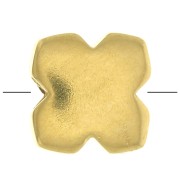 Cuenta trebol plano 7 mm - Chapado de oro3 micrasx1|raw }}