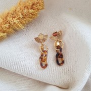 Cuenta redondairrégulière 5 mm - Chapado de oro3 micrasx1