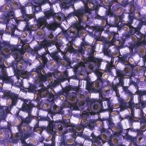 Miyuki Delica 11/0 DB1343 - Dyed Silver Lined Lilac