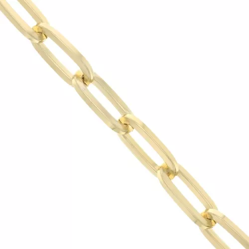 Cadena de aluminio eslabón Rectangular 10.3 mm - eslabones abiertos - Dorado x1m