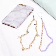 Cadena de plástico eslabón Forçat 6 mm - Rojo x42cm