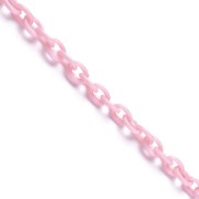 Cadena de plástico eslabón Forçat 6 mm - Rosa claro x42cm|raw }}