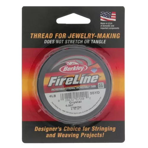 Hilo Fireline - Trenza 0.10 mm (4LB) Crystal x50 m