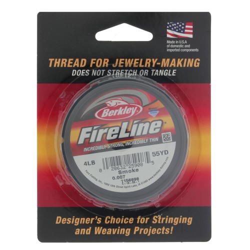Hilo Fireline - Trenza 0.10 mm (4LB) Smoke x50 m