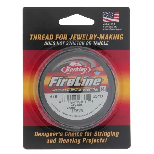 Hilo Fireline - Trenza 0.12 mm (6LB) Crystal x50 m