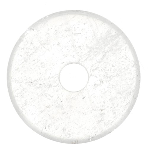 Donuts 30 mm piedra gema - Crystal Quartz x1