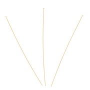 Bastón cabeza de alfiler 44x0.35 mm Gold filled x10|raw }}