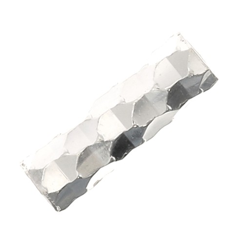 Tubos facetados 6x2 mm - Plata 925 x10