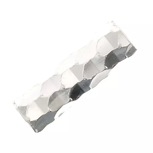 Tubos facetados 6x2 mm - Plata 925 x10