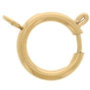 Cierre de reasa 16 mm Acero inoxidable  Dorado 304L x1