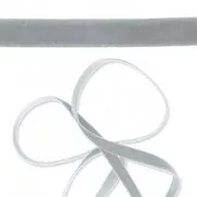 Cinta terciopelo 9 mm Grís claro x1m