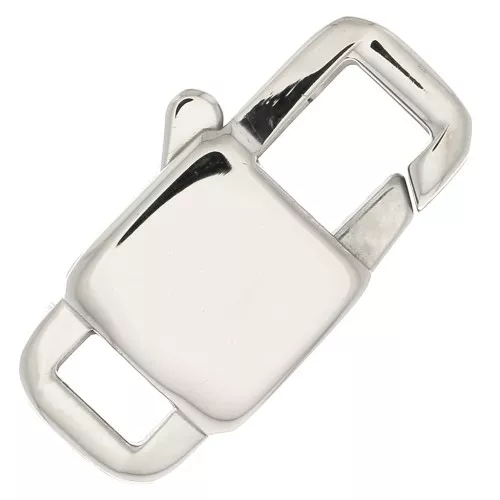 Cierre mosquetón 22 mm Acero inox 316L x1