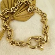 Cierre manille 27.5x24 mm Acero inox 304 x1