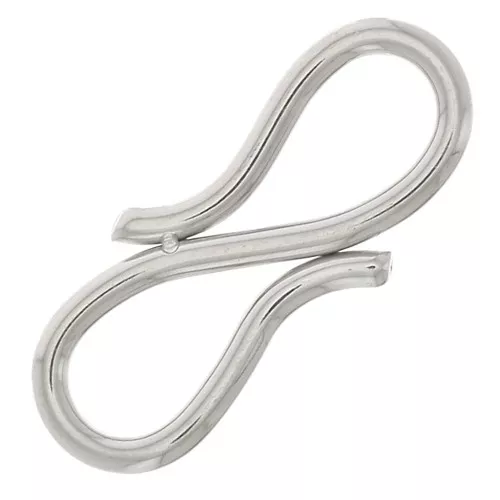 Cierre crochet 17x7 mm Acero inox 316L x1