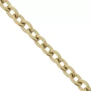Cadena eslabón Forçat 7.4 mm de Acero inoxydable Dorado 316L x50cm
