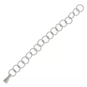 Cadena de extensión eslabón Forçat redonda 55 mm de Acero inoxydable 316L x1