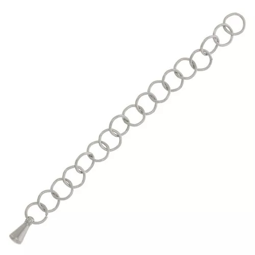 Cadena de extensión eslabón Forçat redonda 55 mm de Acero inoxydable 316L x1