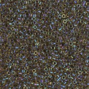 Miyuki Delica 11/0 DB1740 - Dark Amethyst Lined Chartreuse AB x8g|raw }}