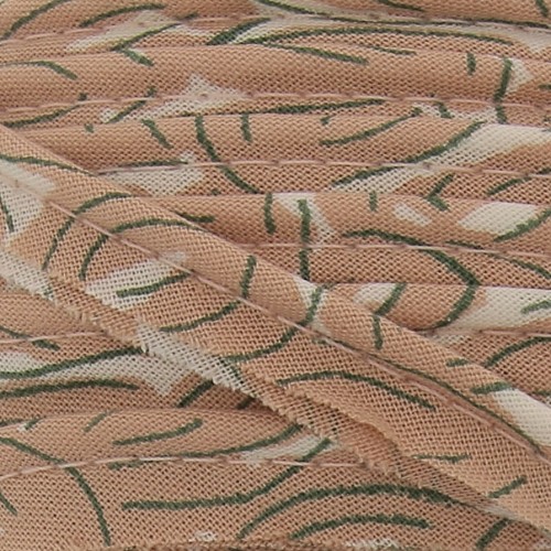 Ribetes Simple Gasa de algodón Atelier Brunette 10 mm Petal Maple x1m