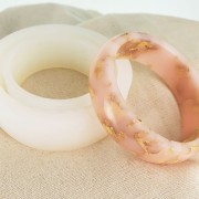 Molde de silicono para hacer pulseras de resina 60x25x7 mm x1|raw }}