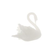 Cisne de plástico 8 mm para accesorios y joyas resina de inclusión - Blanco x1|raw }}