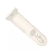 Seta de plástico 15 mm para accesorios y joyas resina de inclusión - Blanco x1