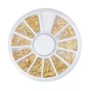 Elementos para pegar o resinar - tema Marin - Dorado x1