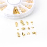 Elementos para pegar o resinar - tema Marin - Dorado x1