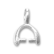 Enganches para colgante 6,5 mm plateado x5