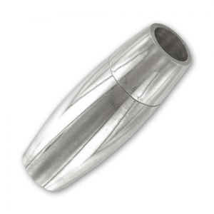 Cierre magnético cordón 6 mm Acero inoxidable x1