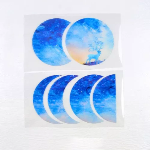 Pegatinas para resina - Azul