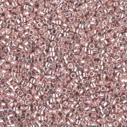 Miyuki Delica 11/0  DB0418 - Galvanized Blush paquete de 100g