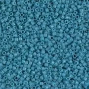 Miyuki Delica 11/0  DB0798 - Dyed Semi Mat Opaque Capri Blue paquete de 100g