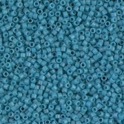 Miyuki Delica 11/0 DB0798 - Teñido, semimate, opaco, azul Capri, 100 g