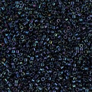 Miyuki Delica 11/0 DB0002 - Azul oscuro iris metalizado - paquete de 100 g