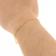 Cadena eslabón de fantasía 1.85 mm de Gold filled x50cm