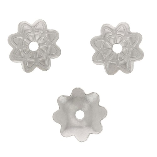 Copas trabajadas de 7 mm - acero inoxidable 304 x10