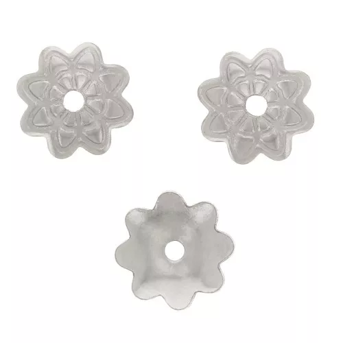 Copas trabajadas de 7 mm - acero inoxidable 304 x10