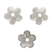 Casquillas flores 6 mm de acero inox10