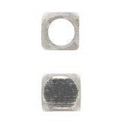 Cuentas cubos 2 mm - Acero inoxidable x10|raw }}
