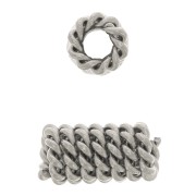 Cuentas tubos 9x4.5 mm - Acero inoxidable x4|raw }}