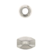 Cuentas olivas 6.5x5 mm - Acero inoxidable x4|raw }}